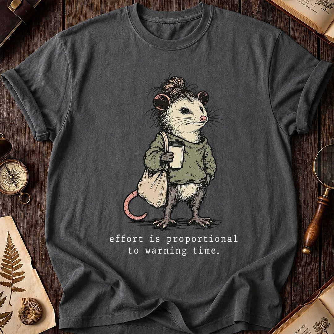 Warning Time Possum T-Shirt product image 6