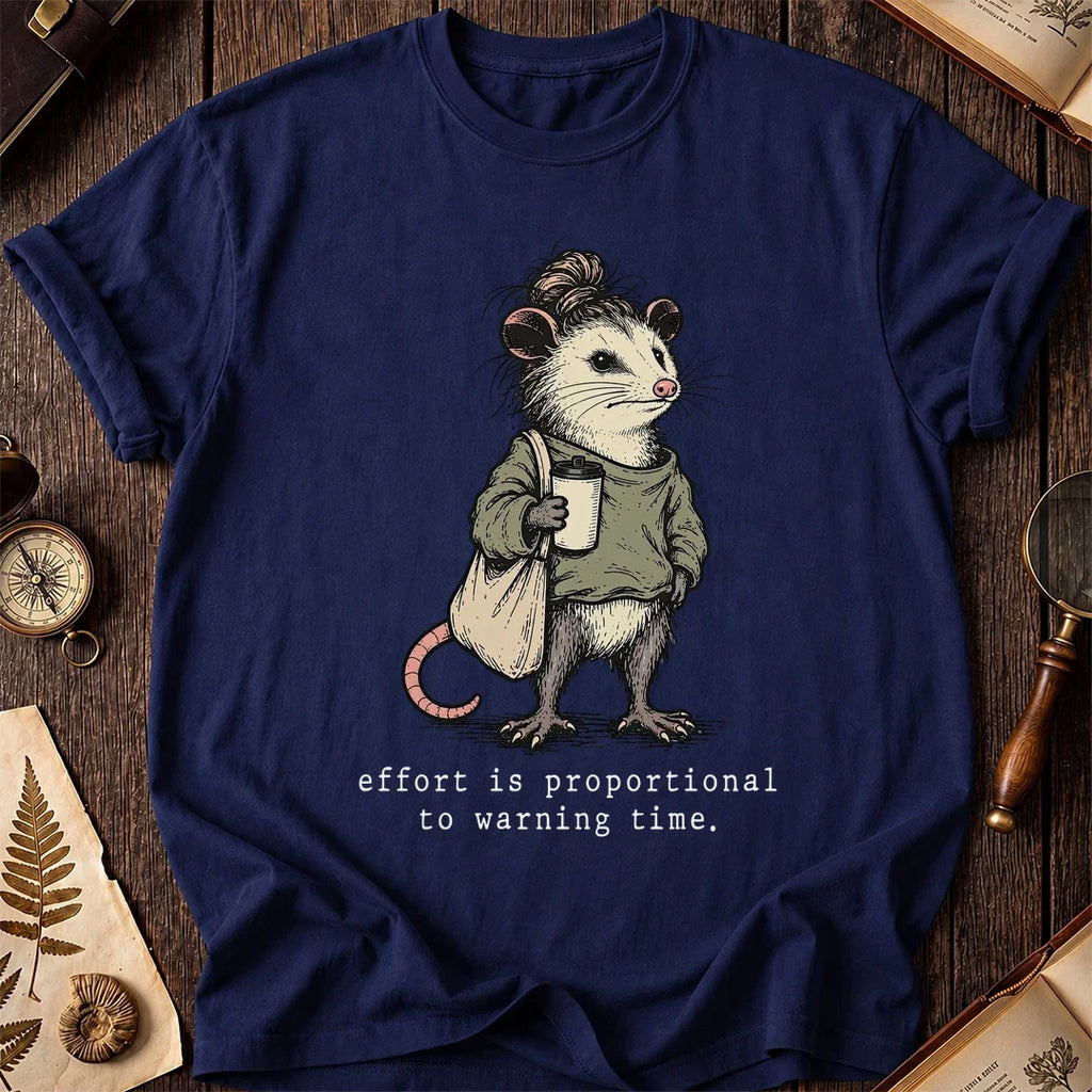 Warning Time Possum T-Shirt product image 7