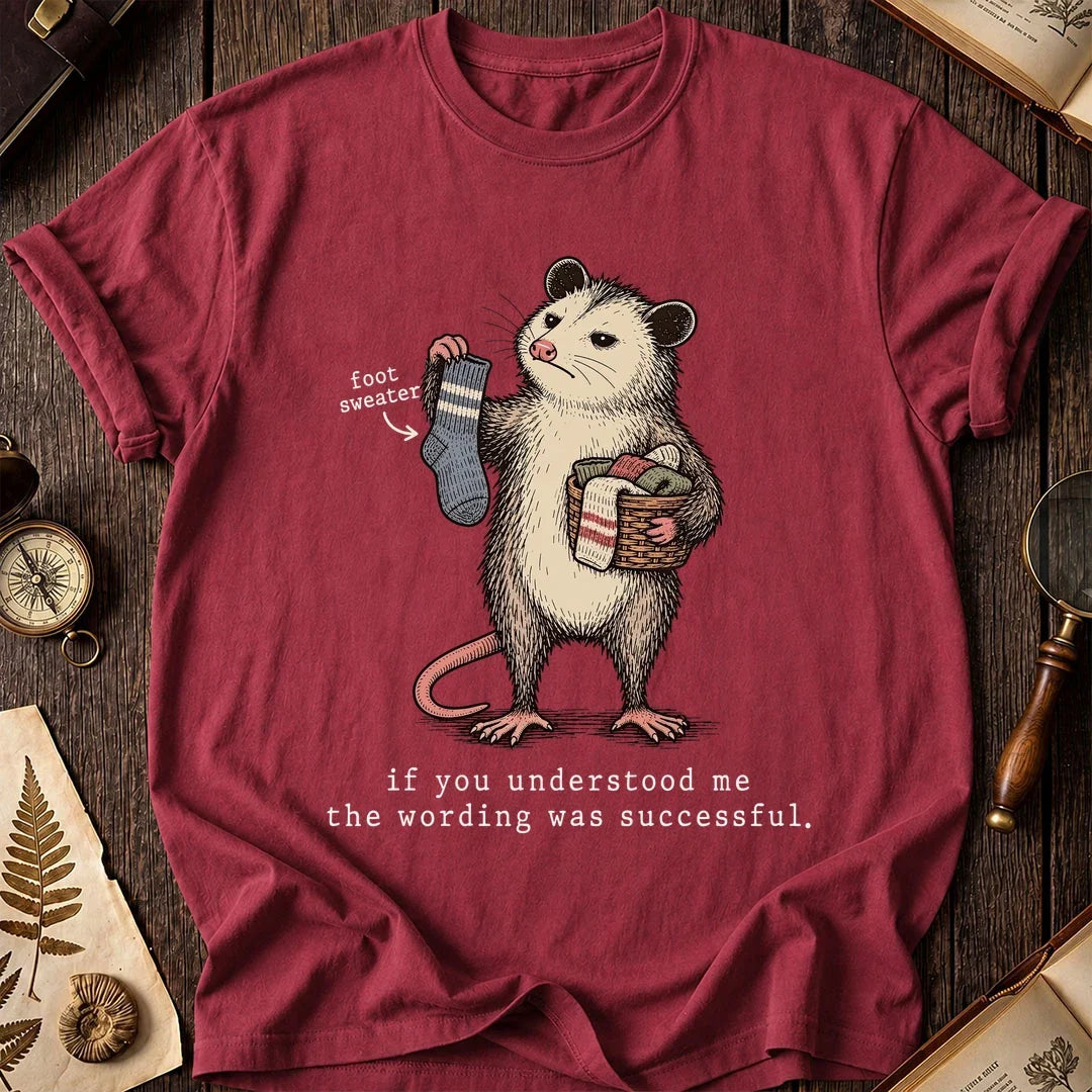 Wording Win Possum T-Shirt product image 5