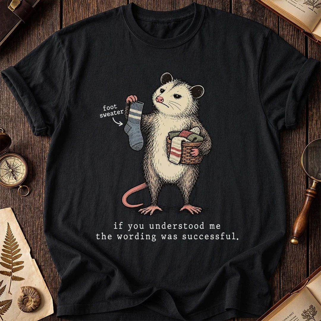 Wording Win Possum T-Shirt product image 2