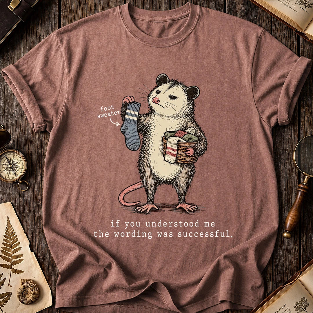 Wording Win Possum T-Shirt product image 8