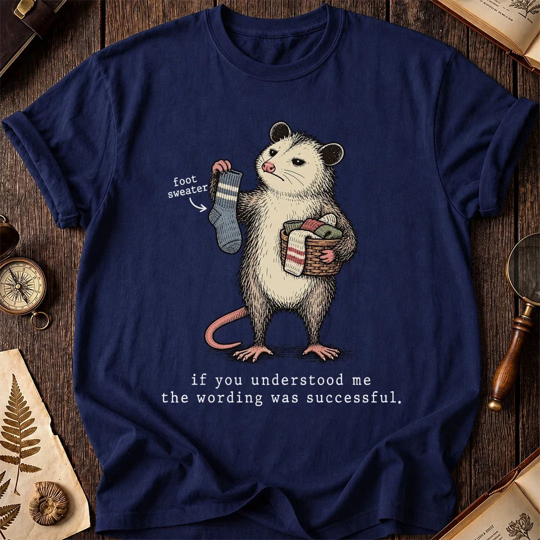Wording Win Possum T-Shirt product image 7