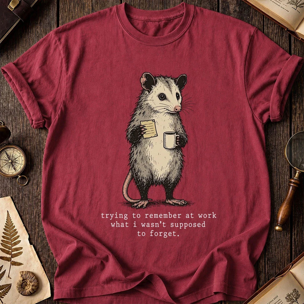 Work Forget Possum T-Shirt product image 5