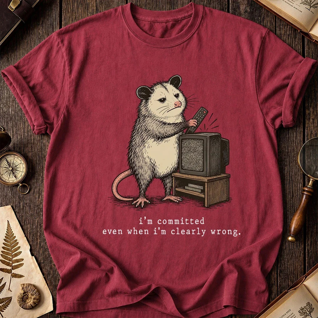 Wrong Remote Possum T-Shirt product image 5