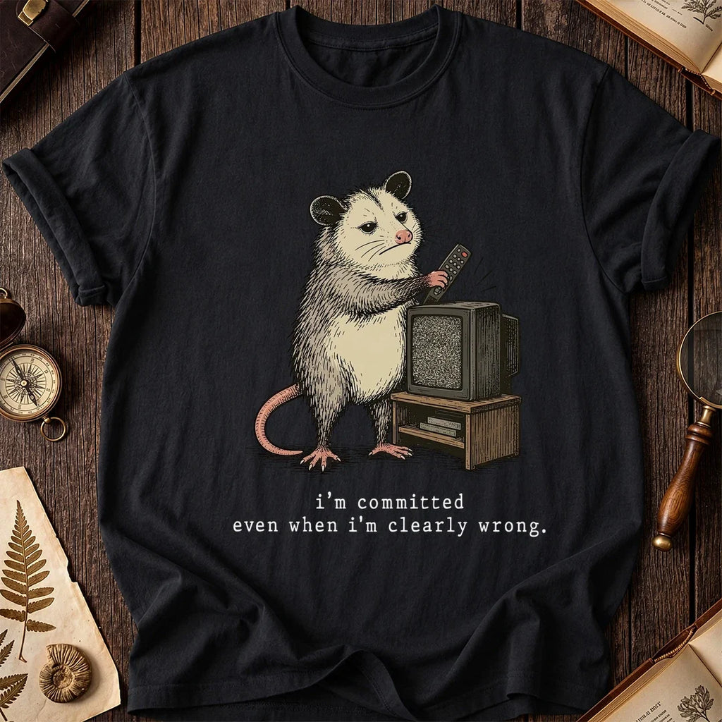 Wrong Remote Possum T-Shirt product image 2